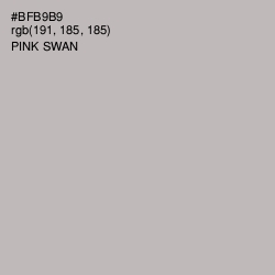 #BFB9B9 - Pink Swan Color Image